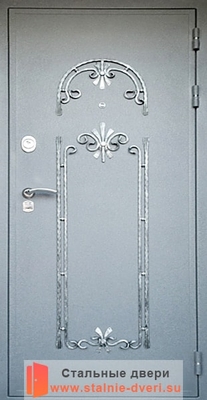 Дверь с коваными элементами KE-019