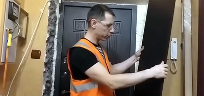 Инструкция: как сделать откосы входной двери своими руками